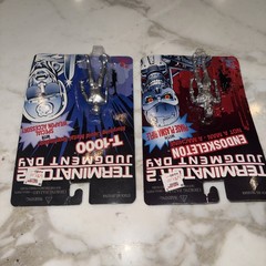 VTG 1995 Terminator 2 Judgement Day Action Figure – T-1000 & Endoskeleton – New!