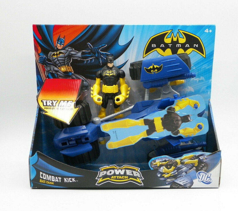 Batman Power Attack Combat Kick Bat-Tank DC Comics Mattel 2011 New