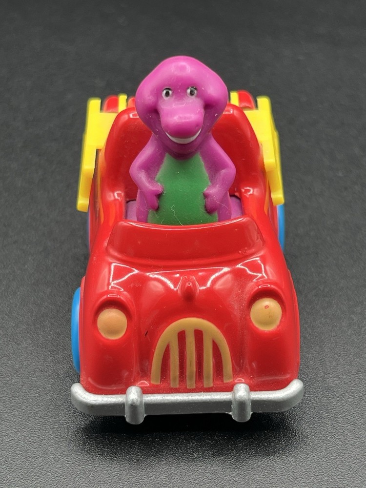 1993 Barney & Friends Fire Truck Lyons Group Child Dimension Vintage Diecast