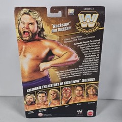 WWE Mattel Figure Legends Elite Series 3 Hacksaw Jim Duggan 2010 NEW Box Wear.
