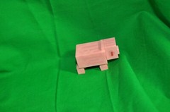 Minecraft Pig Figure Toy- 2.25 In, 2 In Moveable Legs good condition