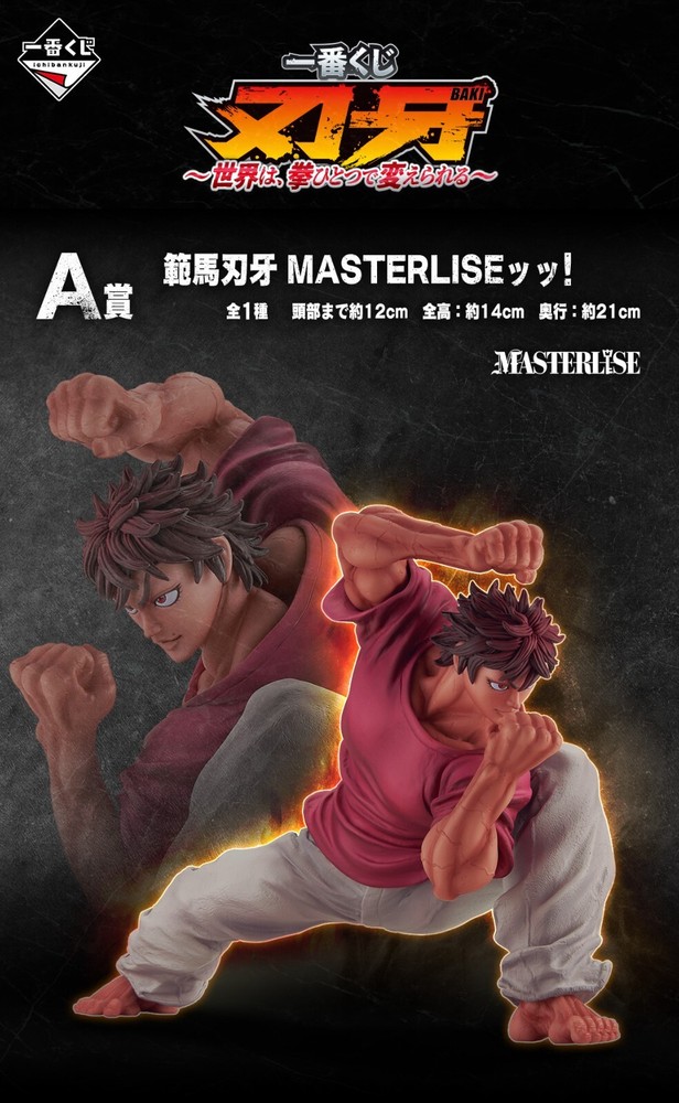 PSL BANDAI Ichiban Kuji Baki the Grappler A B Last One Set Figure Lottery JAPAN