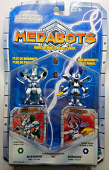 Vintage Rare Hasbro 2002 Medabots Acehorn Vs Rokusho Action Figure New