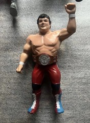 WWF WWE LJN WRESTLING SUPERSTARS LOT CASE 18 FIGURES & ACCESSORIES HULK HOGAN