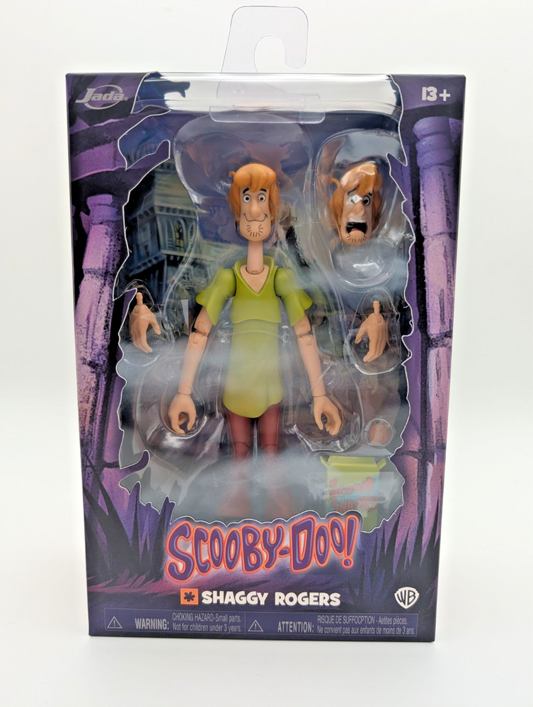 Scooby-Doo Jada Toys – Shaggy Rogers 6.5″ figure w/ Accessories – Fully Poseable
