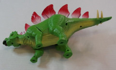 Used Loose Tested Lot of 2 Zuru Robo Alive Stegosaurus & T-Rex Dinosaurs #7132