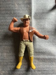 WWF WWE LJN WRESTLING SUPERSTARS LOT CASE 18 FIGURES & ACCESSORIES HULK HOGAN