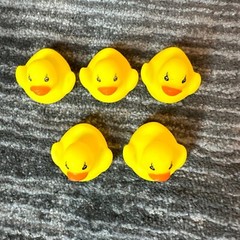 Rubber Duck Mini Lot Of 5 Decor Car Home Cruise Jeep Ornament Cute Ducky 1.25 in