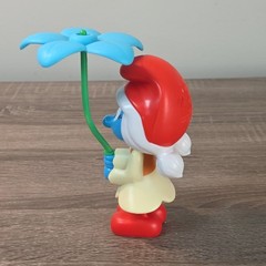 Smurfette Smurfs The Lost Village 2016 Figure Blue Flower Umbrella Burger King