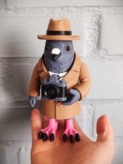 Italian Brainrot – Spioniro Golubiro 3D Printed Figurine Toy For Kids & Adults