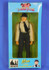 THREE STOOGES MOE LARRY CURLEY SHEMP 4-FIGURE SET 1999 SEALED FIGURES TOY CO.