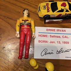 VTG 1991 Racing Champions NASCAR Superstars Ernie Irvan Figure Plus Car Set