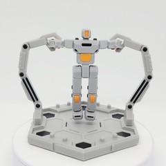Hexa Base for 1:12 Scale Action Figures | Robot Mech Fortress | 3D Printed Toy