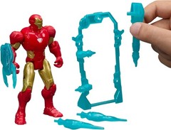 Marvel Avengers ActionVerse Iron Man Action Figure 4.5-Inch (11.4 CM)