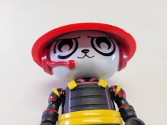 Ryan’s World Samurai Panda Action Figure Bonkers Toy 3″ Hat Armor Black Red