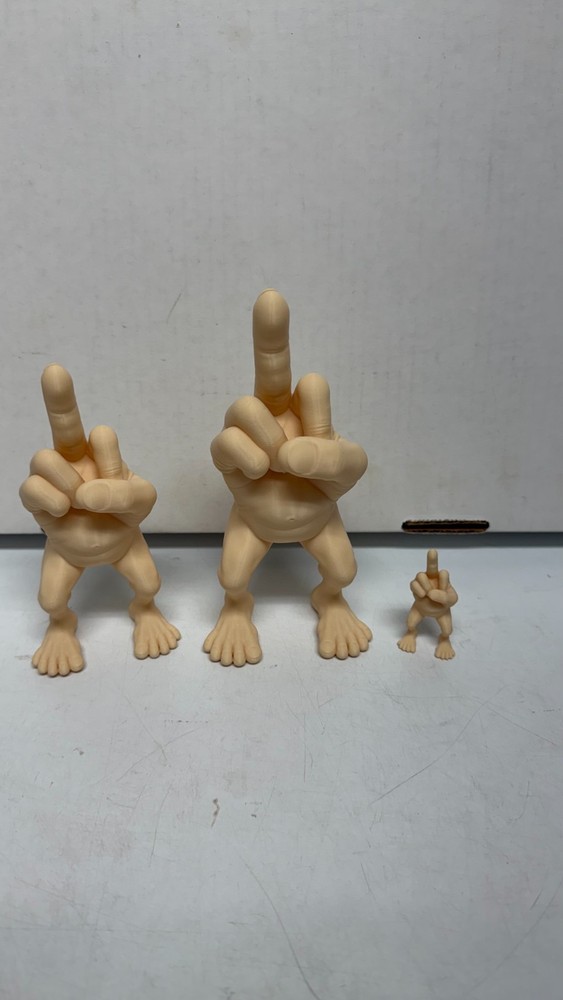 3D Printed Middle Finger Butt Man