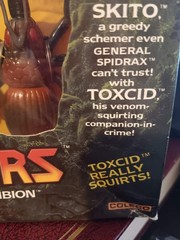 vintage 1984 Coleco SECTAURS Warriors of Symbion SKITO and TOXCID action figure