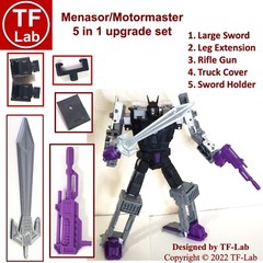 2 in 1 Swords Upgrade Kit for Transformers Studio Series SS 97 Airazor TF-Lab