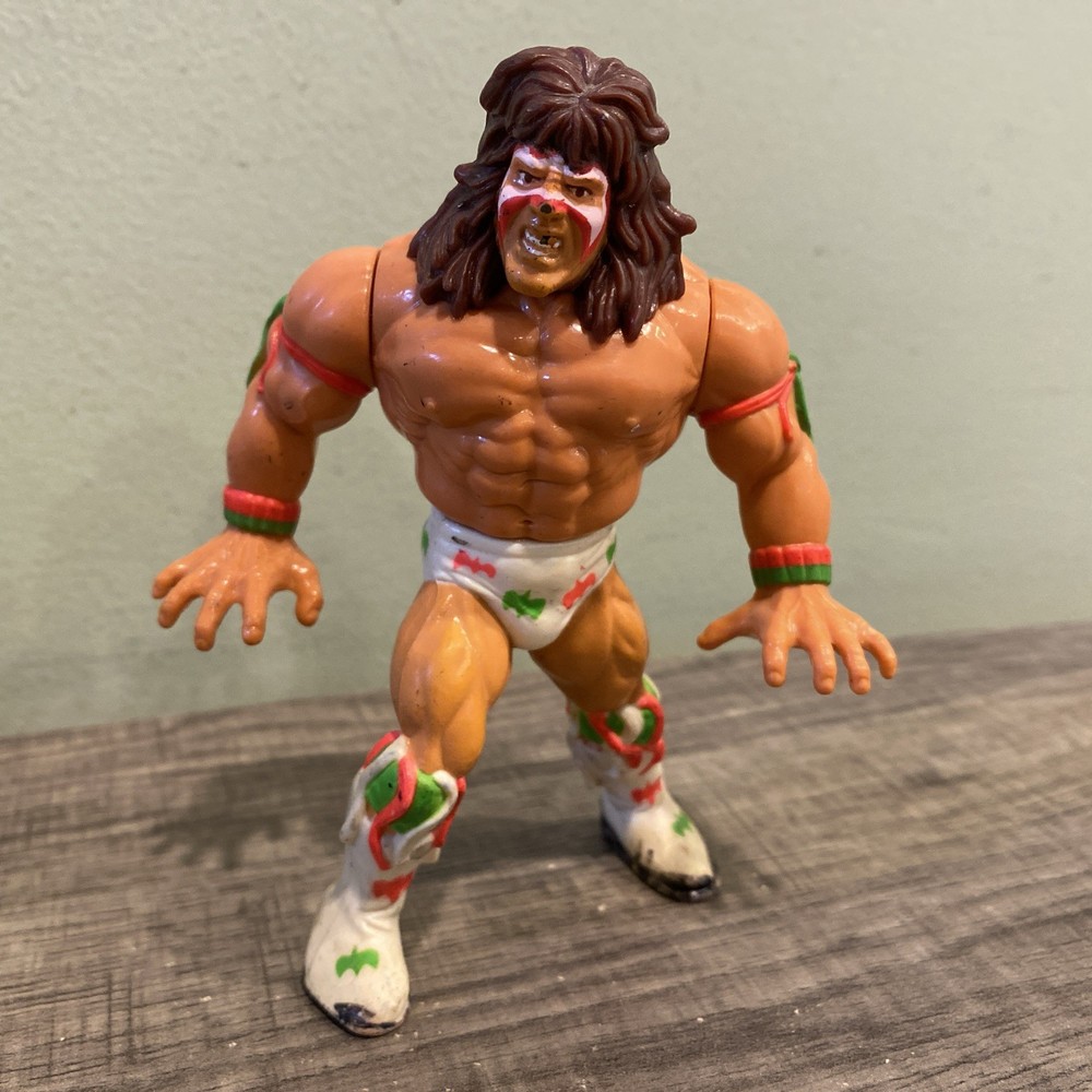 WWF Hasbro The Ultimate Warrior Titan Sports Wrestling Series 2 Action Works