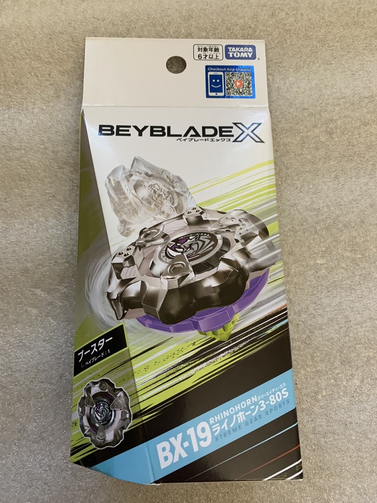 Takara Tomy Beyblade X | BX-19 Rhinohorn Rhino Horn 3-80S – New – In Stock