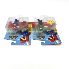 Super Mario Figures Raccoon Mario & Luigi with Super Star NEW