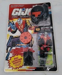 *READ* *CUT CARD* 1991 G.I. Joe Destro Enemy Weapons Supplier + Launcher Sealed