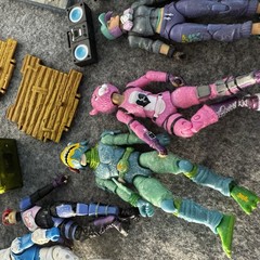 Fortnight Action Figures Weapons Building Set Toy Lot Toy Bundle