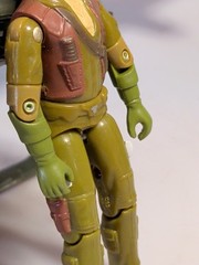 HASBRO 1983 GI JOE DRAGONFLY XH-1 HELICOPTER NEAR COMPLETE w/ FIGURE