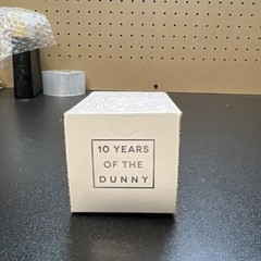 Kidrobot Special Edition 10th Anniversary DUNNY 3″ 10 Years 4 Months SILVER NEW