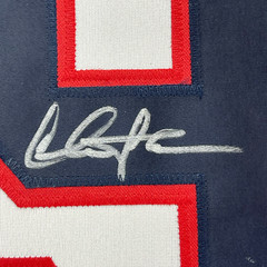 Framed Autographed/Signed Charlie Sheen 33×42 Wild Thing Vaughn Jersey JSA COA