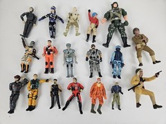 Vintage Lot 1990’s Collectible Military Action Figures Star Wars, G.I. Joe Etc.