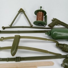 Vintage 1960s G.I. Joe Stony Smith 18 Piece Accessory Set