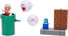 Set of 2 Jakks 2.5 Mario Spinning Spirit House Diorama + Spinning Spirit Playset