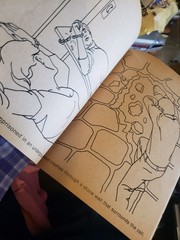 MINT! 1974 The Six Million Dollar Man Coloring Book Uncolored And Pristine