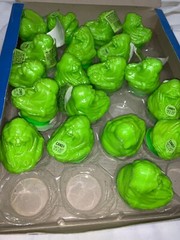 TOPPS GHOSTBUSTERS SLIMER 1989 HEAD BUST CANDY BOX CONTAINERS DISPENSER 20 PIECE
