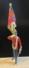 1984 Vintage Britania England Princess Anne & 1988 W. Britain Color Guard Figure