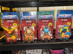 MOTU Masters of the Universe Origins: Lot of 4 Action Figures “Sun Man”….New!!
