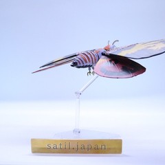 [USED] BANDAI S.H.MonsterArts Mothra Adults & Mothra Special Color Ver. Figure