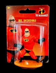 Disney Pixar The Incredibles Mini Action Figure Lot 4) Mr Incredible Jack Violet