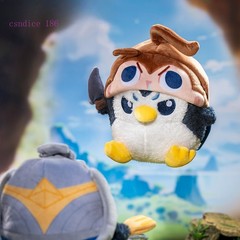 Teamfight Tactics Penguin Featherknight Sitting Plush Doll Peripherals,Ornament