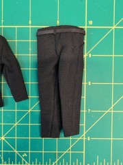 Kai Lab 1/12 Scale Soft Goods Black Winter Jacket For 6″ Action Figures