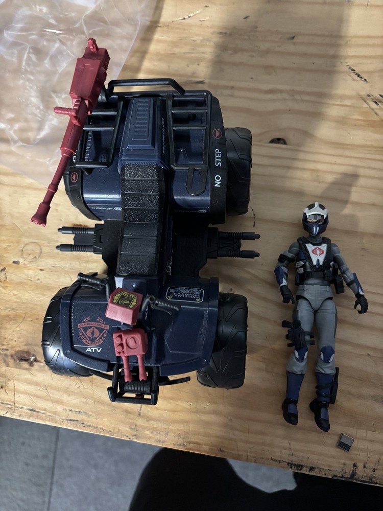 Gi Joe Classified Cobra Ferret Scout and ATV read
