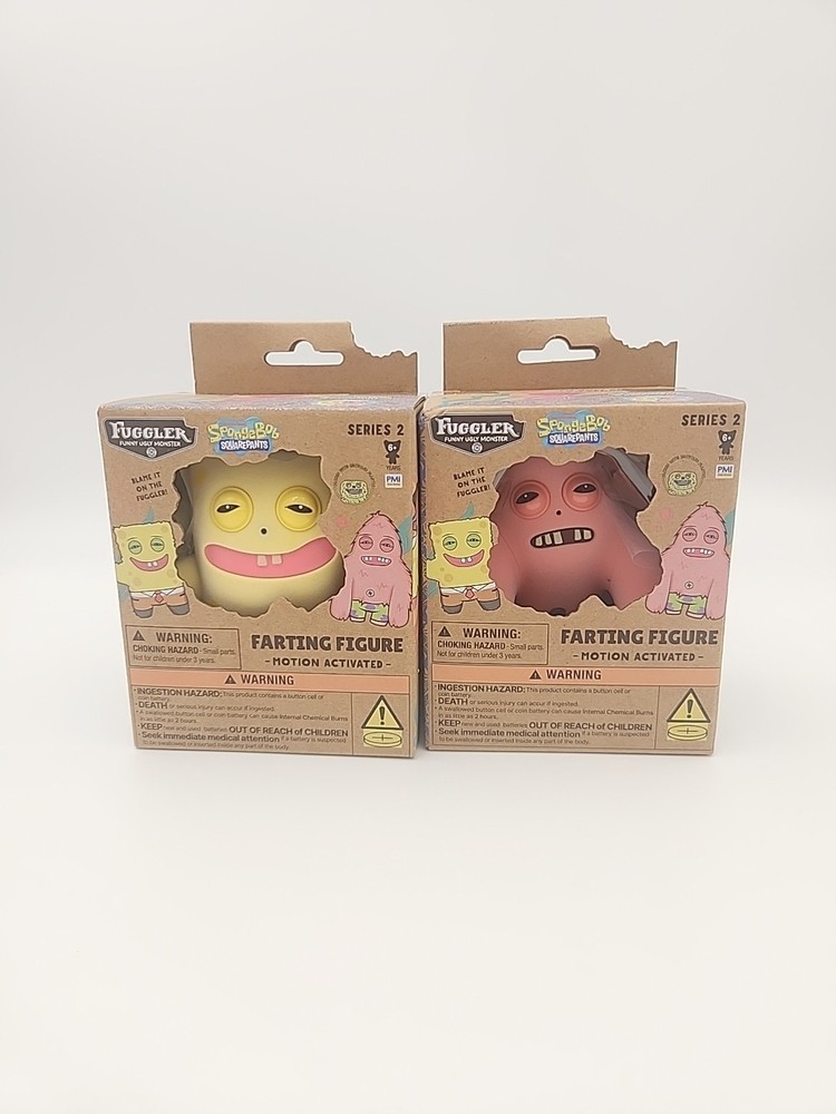 NEW Farting Fuggler SpongeBob Series 2 Motion Activated Collectible Figure 3.5in
