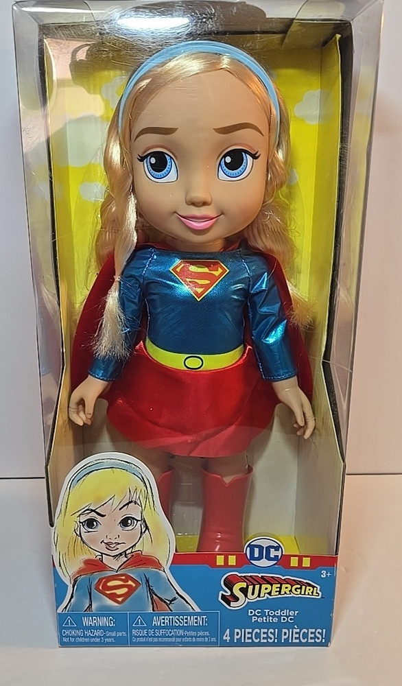 Brand New DC Super Hero Girls Supergirl 15 Toddler Doll Figure Brand New In Box