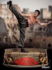Bruce Lee | 3D Printed Wicked Statue | Unpainted | Fan Made | 1:8 Scale