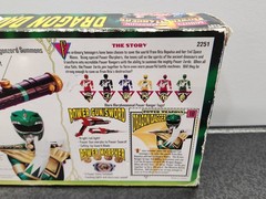 1994 Mighty Morphin Power Rangers Dragon Dagger w/ Box Bandai Tommy Green Works!