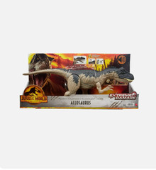 NEW MATTEL Jurassic World Dominion Extreme Damage Roarin Allosaurus Dinosaur Toy