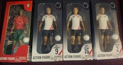 Soccer Action Figure Lot: Ronaldo, Yamal, Mbappe, Smith, Swanson, Lavelle Rodman