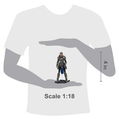 Knight of Accord FEMALE Warrior of Order -Vitruvian H.A.C.K.S. 1:18 Scale Action
