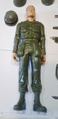 VTG Marx Stony Stonewall Smith 12″ 1/6 Army Action Figure w/Accessories & Manual